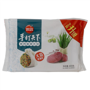 思念手打天下猪肉韭菜水饺
