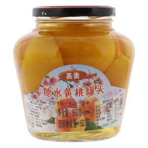 嘉贵糖水黄桃罐头