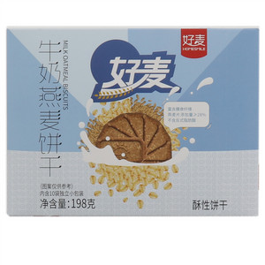 好麦牛奶燕麦酥性饼干