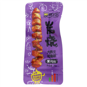 食刻不忘黑鸭味炭烧大西北烤面筋