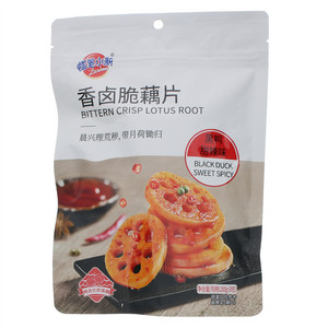 蜡笔小新黑鸭甜辣味香卤脆藕片