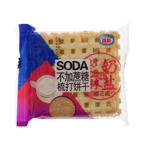 盖能不加蔗糖梳打饼干