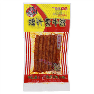 鸿旺鸡汁素牛筋（挤压糕点）