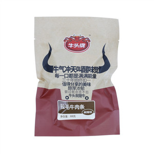 牛头牌麻辣拉毛牛肉条