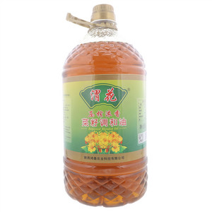 渭花压榨浓香菜籽调和油