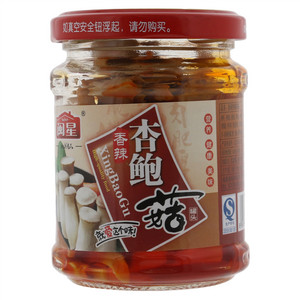 闽星香辣杏鲍菇罐头