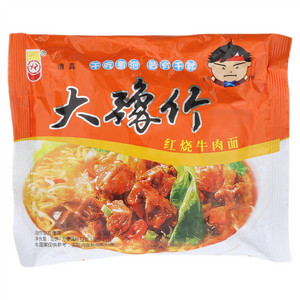 大豫竹红烧牛肉味油炸方便面（清真）