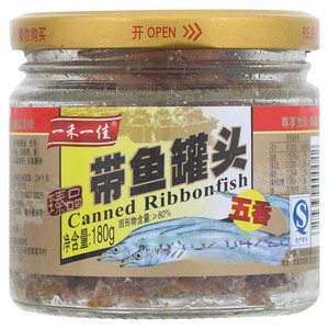 一禾一佳五香带鱼罐头