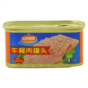 山村果园午餐肉罐头