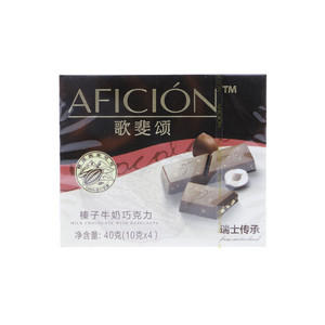 歌斐颂榛子牛奶巧克力40克（10克X4）