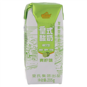 皇氏乳业皇式青柠味酸奶