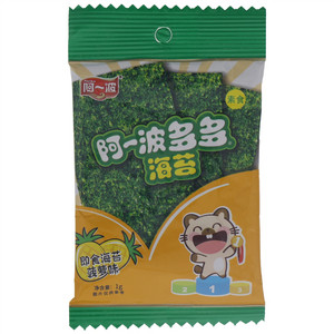 阿一波多多菠菜味海苔