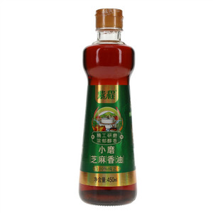 紫程小磨芝麻香油450ml