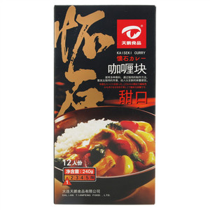 天鹏食品甜口咖喱块