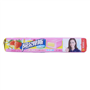 阿尔卑斯草莓香蕉味夹心果汁软糖