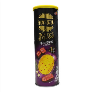 乐事薯片工坊牛肉粒薯片炭烤和牛味90克