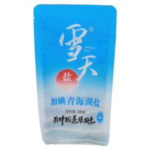 雪天加碘青海湖盐