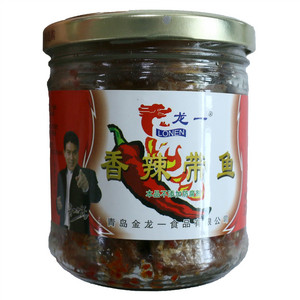 龙一香辣带鱼罐头