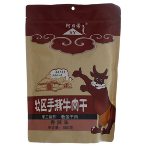 阿日希香辣味牧区手撕牛肉干