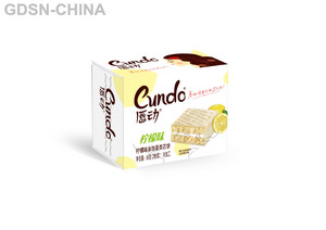 唇动柠檬味涂饰蛋糕
