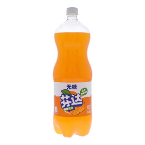 2L芬达零卡橙味汽水
