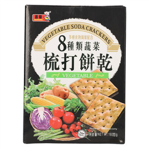 百荣八种蔬菜梳打饼干