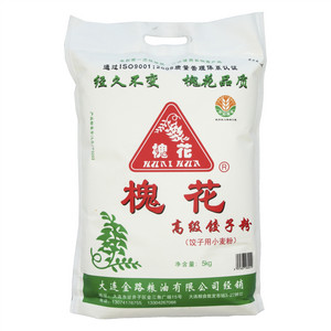 槐花饺子用小麦粉