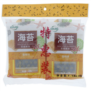 田趣香辣味海苔即食紫菜特惠装
