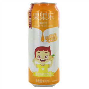 酷口乐果果乐果粒黄桃汁饮品