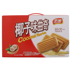 华美家庭装椰子味曲奇