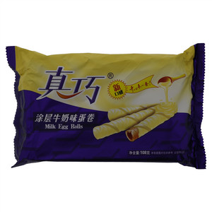 涂层牛奶味蛋卷