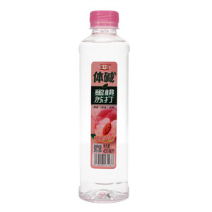 栗子园体碱桃味蜜桃苏打果味饮料