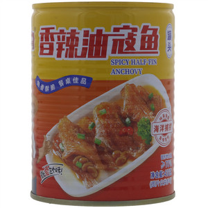 闽星香辣油寇鱼罐头