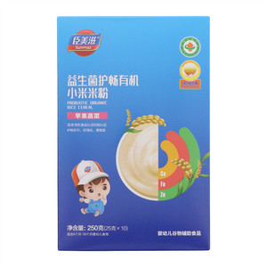 臣美滋苹果蔬菜益生菌护畅有机小米米粉