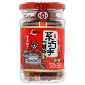 菜巧手麻辣无汁豆腐乳