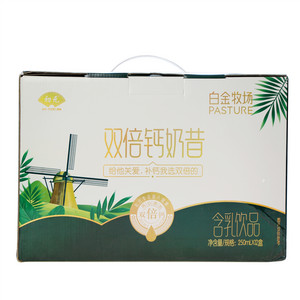 初元白金牧场双倍钙奶昔含乳饮品