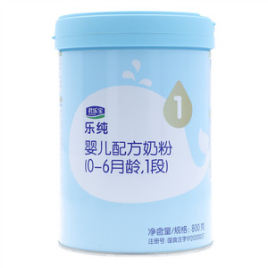 君乐宝乐纯婴儿配方奶粉（0-6月龄，1段）