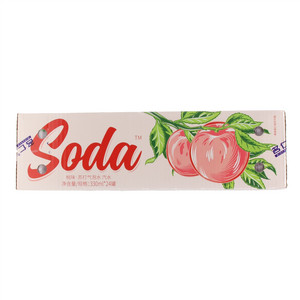 名仁桃味·苏打气泡水 汽水（箱）