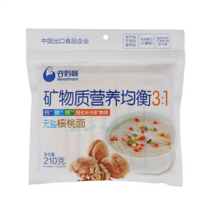 谷妈咪矿物质均衡营养3:1无盐核桃面（挂面）