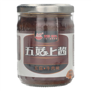 孟都牛肉味五菇上酱五菇牛肉味