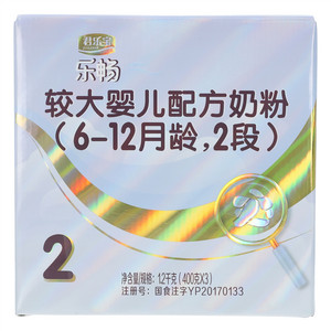 君乐宝乐畅较大婴儿配方奶粉(6-12月龄，2段)