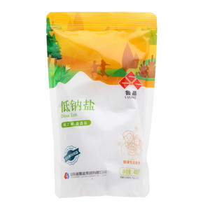 鲁晶牌未加碘立袋低钠盐（健康生活系列）