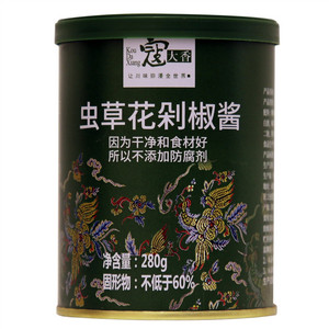 寇大香虫草花剁椒酱
