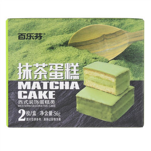 百乐芬抹茶味蛋糕冷加工糕点