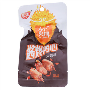 抿味火锅味酱爆鸭心