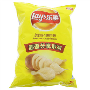 乐事美国经典原味188克*12包