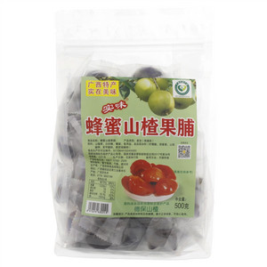 实味蜂蜜山楂果脯 500g
