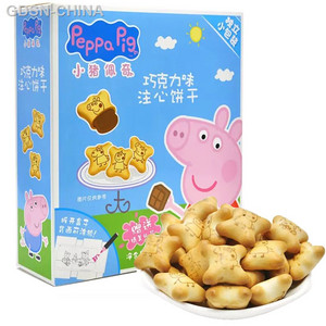 Peppa pig 160g注心饼(巧克力)盒装