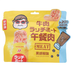 好好牌黑胡椒味好好牛肉午餐肉
