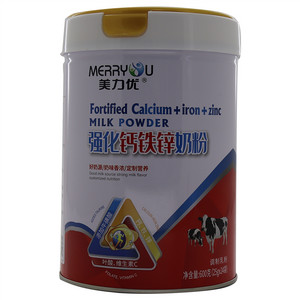 美力优强化钙铁锌奶粉